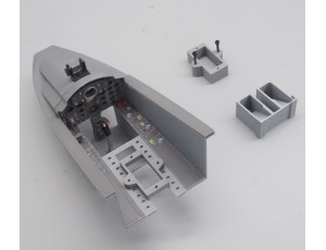 Top-Design 3D Print Scale Cockpit Panels Set For Freewing F-4D 90mm EDF Jet 